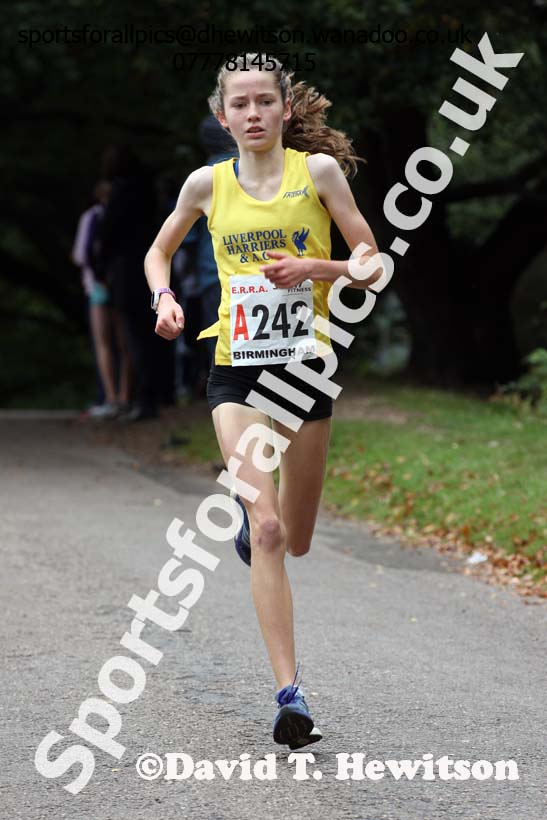 Girls under-15s ERRA Road Relays, Sutton Coldifield, Birmingham. Photo: David T. Hewitson/Sports for All Pics